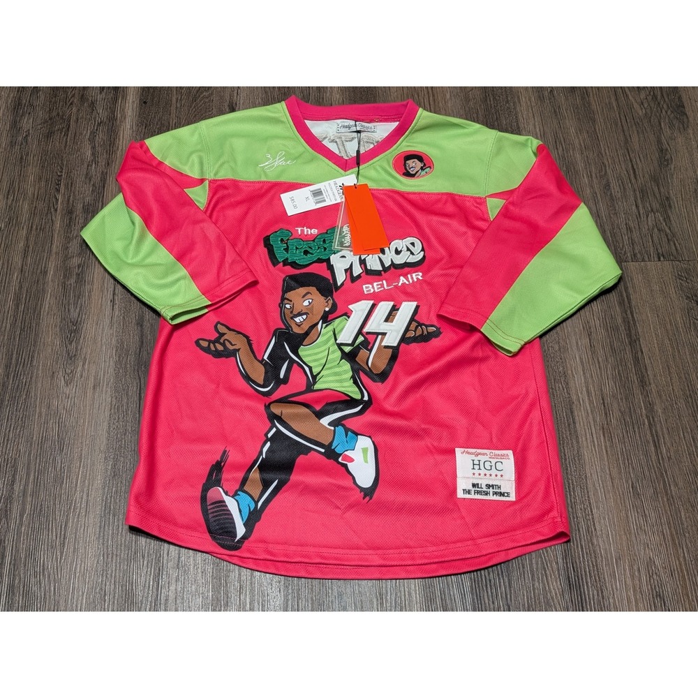 Headgear Classics Fresh Prince Bel-Air Jersey Long‎ Sleeve Shirt Youth XL